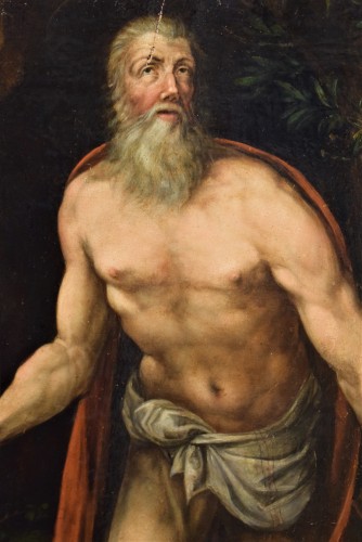 XVIe siècle et avant - Saint Jérôme pénitent Giovanni de Vecchi (Sansepolcro1536-Rome1615)